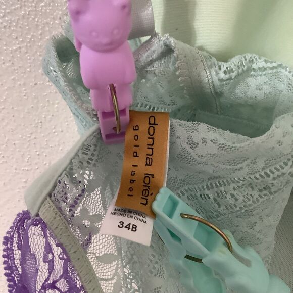 Donna Loren Pastel Blue Regencycore Fairy Feminine Romantic Corset Bustier 34B - Picture 8 of 10